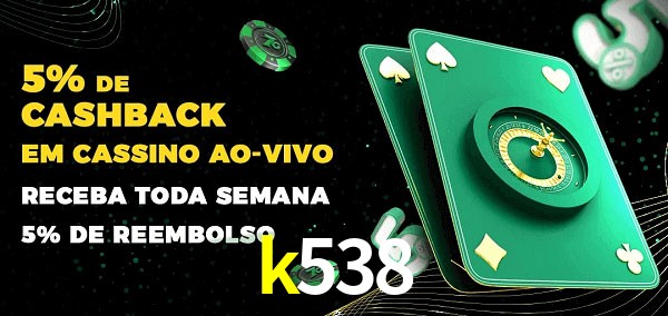 Promoções do cassino ao Vivo k538